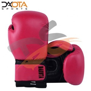 Custom logo PU Leather Muay Thai Kick Boxing Gloves Punching MMA