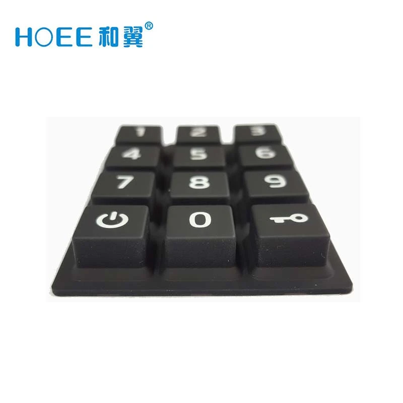custom matrix silicone rubber keypad 3x4 arabic numeric rubber keyboard