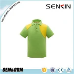 Custom Orange and Blue Combination Kids polo t shirt wholesale boys polo shirt
