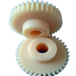 custom plastic pom gear Diameter Small Nylon Double Plastic Spur Gear