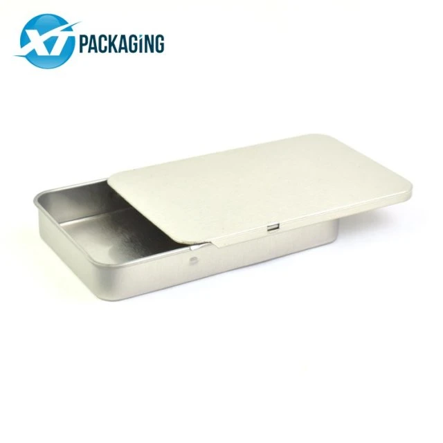 Custom Size Preroll Tinplate Boxes Slide Tin Box Packaging for Pre-rolled Cigar Metal Cookie