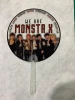 Custom transparent clear plastic PVC hand fan with customized design LOW MOQ