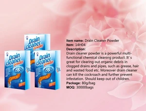 Customers Brand Design Drain Cleaner Powder with high efficiency