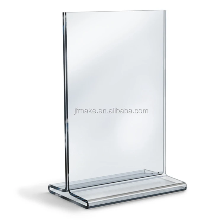Customized Business Card Acrylic Sign Holder Clear Acrylic Display Stand