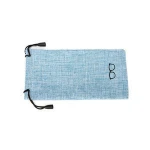 Customized Linen Sunglasses Pouch Soft Eyeglasses Bag Multi Colors Glasses Case Random Color Shipment