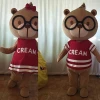 customized lovely bear mascot costumes for sale
