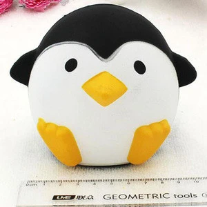 Cute  Squishy Penguins Slow Rising Scented Fun Cartoon Animal Toys Gift Children Adult Stress Relief Mobile Phone Straps