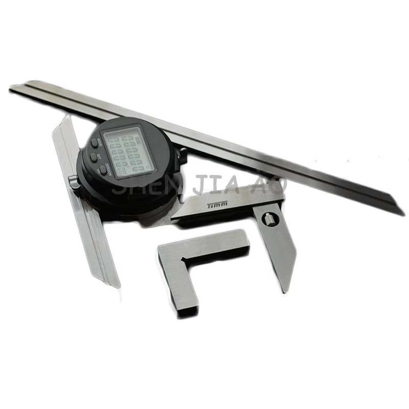 Digital display universal Angle ruler multi-function stainless steel electronic high precision Angle measuring tool 3V