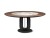 Import Dining room furniture round marble wood table top with rotating lazy susan aluminum table base marble dining table from China