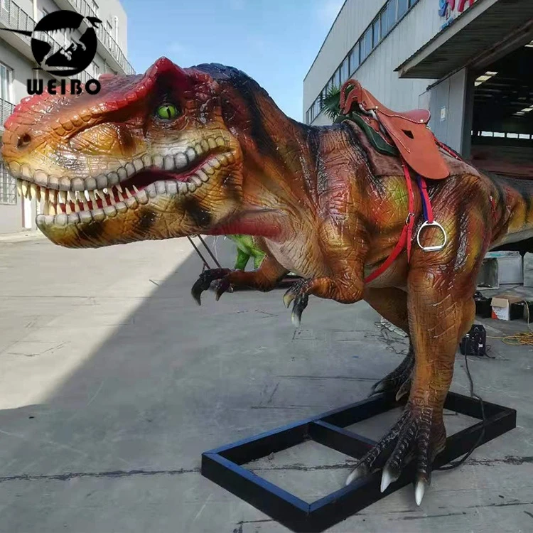 Dinosaur show realistic walking dinosaur dinosaur ride