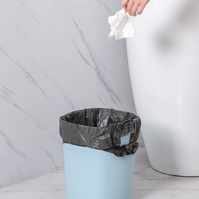 Disposable Plastic Garbage Bags Bio Degradable Flat Trash Bag Thickened Rubbish Bag