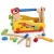 Import Diy Construct wooden Montessori yellow fun nut tool box educational toy for kids WTB16 from China
