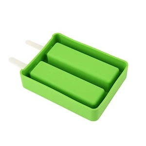 DIY Frozen set of 2 BPA Free Custom Shape Popsicle Silicone Ice Pop Molds for making Ice Cream