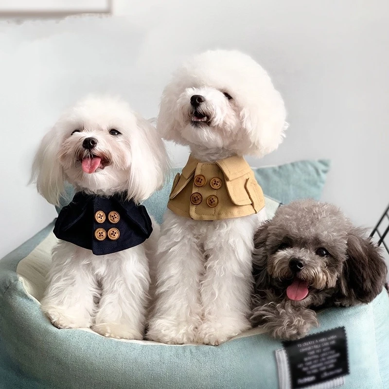 Dog Clothes Pet Accessories Luxury Wraps Pet Scarf 2020 New Design Cute Dog Accessories Dog Clothes Wholesales Pet Supplies