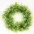 Import Door Hanging Wall Window and Holiday Wedding Decor Artificial green leaves Christmas Boxwood wreath with hanging ribbon from China