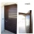 Import Doorwin american wooden pine oak teak wood arch top main door design entry door with grille insert from China