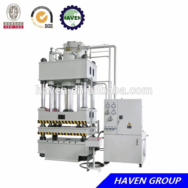 Double action deep drawing hydraulic press machine