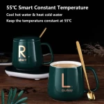 Doyoung Hot Sale Gift Set Cup Heating Pad Temperature Control Smart Coffee Mug Cup Warmer with Custom Logo