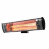 Dr. Infrared Heater 1500W carbon infrared heater indoor outdoor patio garage wall or ceiling Mount with remote, black