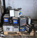Drained Lead-Acid Battery Scrap