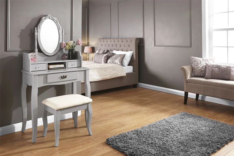 Dresser  furniture make-up dresser and mirror dresser table  white / Pink / Black / Blue / grey  wooden dressing table