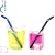 Import drinking Straw with Creative Colorful Flower Decorative Stirring Bar from China