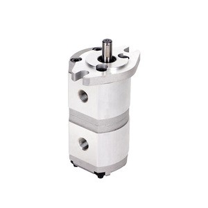 DU composite material bearings tandem double Two way gear hydraulic pump