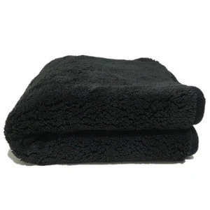 Dual Layer Ultra Thick Plush Auto Detailing Towel Buffing Drying Polishing Super Absorbent 1200 GSM Microfiber Car Wash Towel