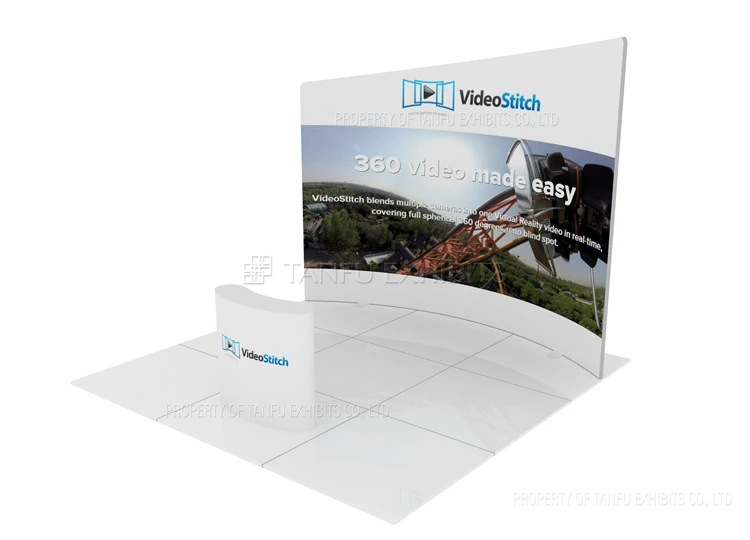 Durable Display Booth Design Trade Show Booth 10x10