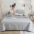 Import duvets fashion 2020 cotton quilt bedspread 100% natural Cotton blanket grey high quality comforter from China