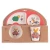 Import Eco-Friendly  5 Pieces  Bamboo Fiber Children Tableware from China