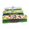 Eco-friendly and heavy duty water transfer printed plastic cheap broom head