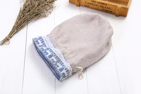 Eco-Friendly Cotton Top Round Bottom Jute Gift Packaging Pouch Bag Jute Drawstring Bag