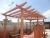 Import economic durable wpc composite post for summerhouse/pergola eco-friendly wpc post from China