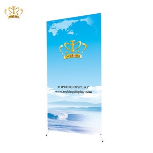economic silver Aluminum advertising X banner 60*160 stand customized size