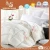 Import Eider Down Quilt Satin Comforters Goose Down Embroidered Duvet Cotton edredones White Down Filled Down Comforter from China