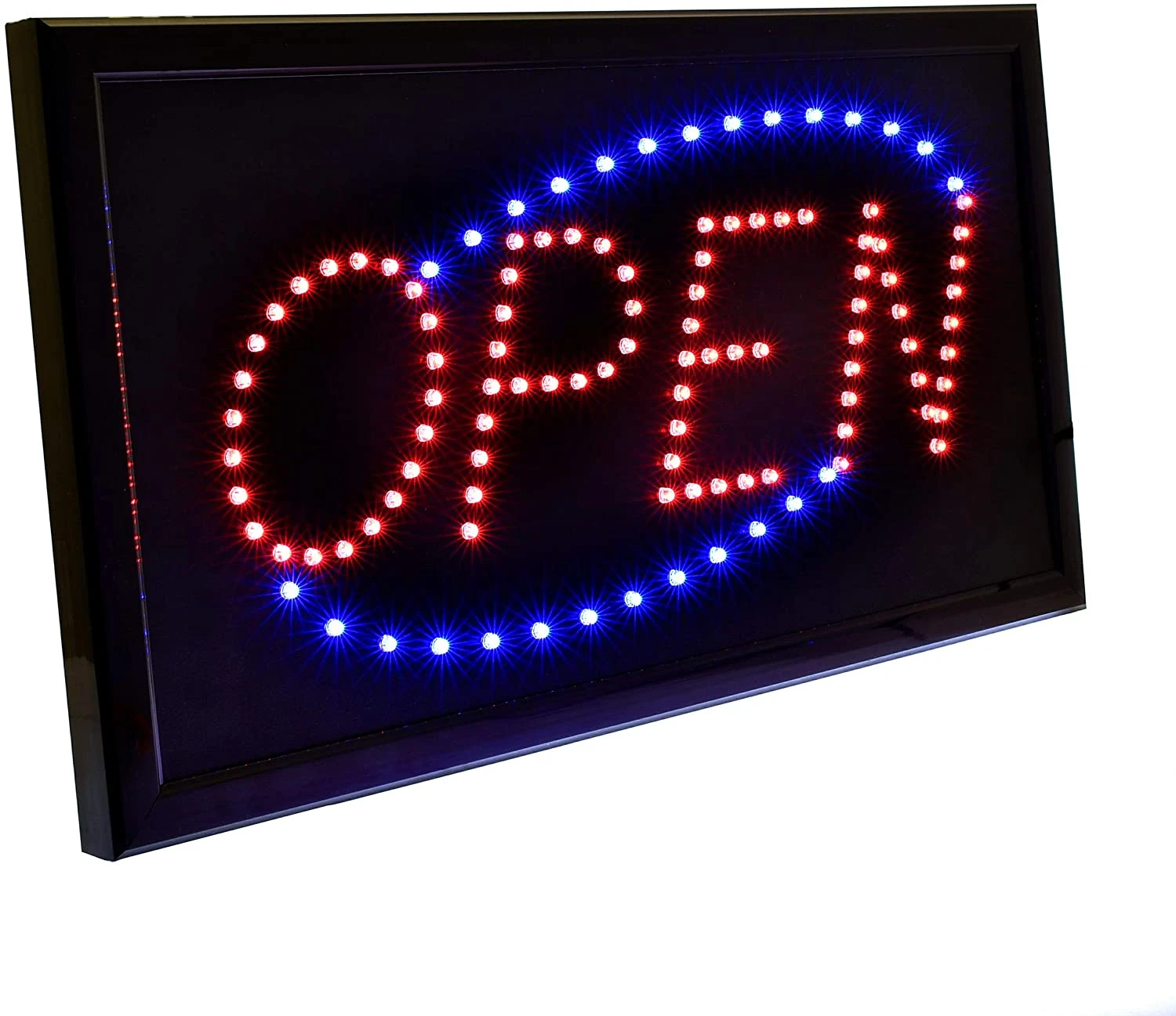 Electronic Lighted Board w/Flash &amp; Steady Mode - Provides Classy Techno Display - for Shops &amp; Cafes (Square, 19&quot; x 10&quot;)