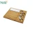 Import Engraved Bamboo Cheese Board  Wood Cutting Board for Cheese &amp; Charcuterie Platter includes Knives Ceramic Dish Cheese Markers from China