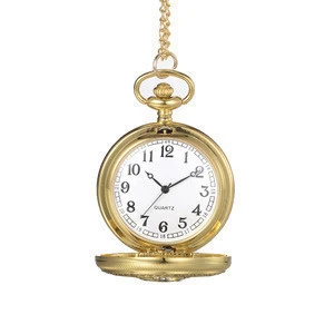 Engraving Alloy Mens Wholesale Digital Pocket Watch With Chain
