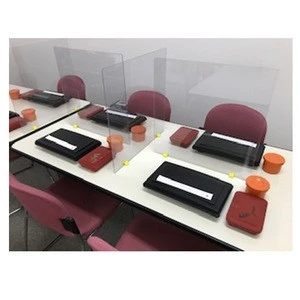 Etiquette Transparent Panel for office and restaurant use