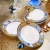 Import European style ceramic t porcelain dinnerware set for home plate se from China