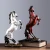 Import European-style resin furnishing accessories gifts Steed Horse Model sitting room office crafts Handicraft from China