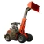 Import EVERUN ER2500 cheapest mini loader with Telescopic Arm Mini Wheel Loader from China
