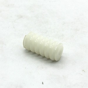 Factory Custom-made CNC Good Self-lubrication Plastic Peek Spiral Worm And Worm Gear For Various Machine