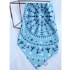 Factory custom spring and summer sunscreen women&#39;s square white silk scarf for dyeing