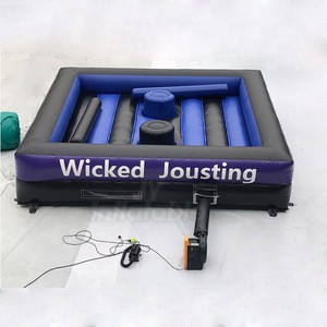 Factory Customize Kids Jousting Stick Battles Inflatable Boxing Ring Gladiator Game For Sale