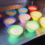 Factory direct Nonstick Easy Clean Reusable Cupcake Liners Muffin Silicone Baking Cake Cups mold bakeware