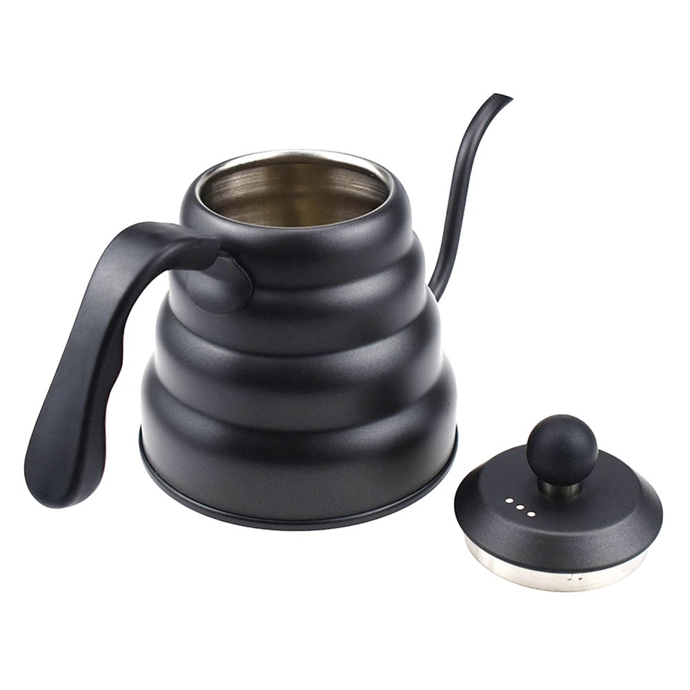 Factory Direct Sale Coffee Pot Gooseneck Fine Mesh 1150ml Coffee Drip KettleMetal Gooseneck Coffee Drip Pot