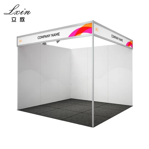 Factory direct sales exhibition dedicated standard booth / 3*3*2.5M eight prism column exhibition stand