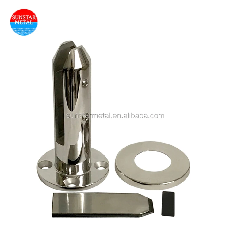 Factory directly supply  stainless steel glass railing  spigot 160mm
